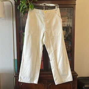 NWT Big Bud Press Work Pants Petite Medium in White